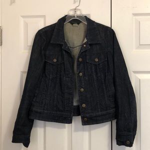 Jcrew dark denim jacket